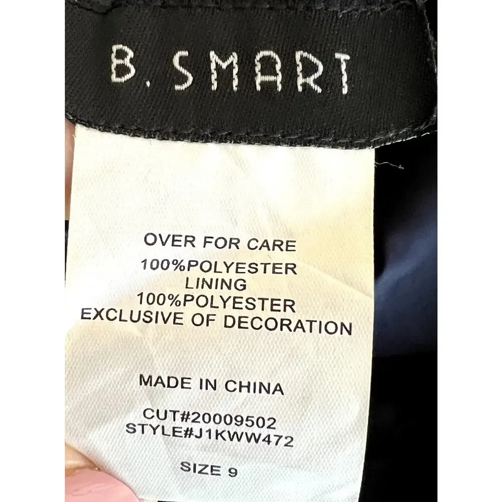 B. Smart Mini Dress Women 9 Multicolor Floral Fit & Flare Coquette Party Fun
